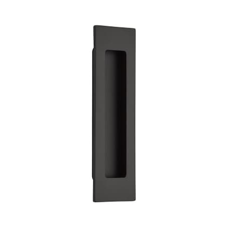 Patioplus 6 in. Modern Rectangular Flush Pull, Flat Black PA2667422